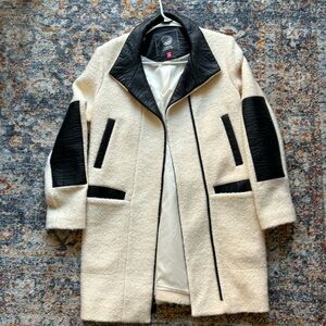 Vince Camuto Wool and Leather Jacket